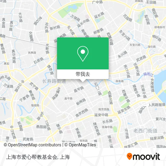 上海市爱心帮教基金会地图