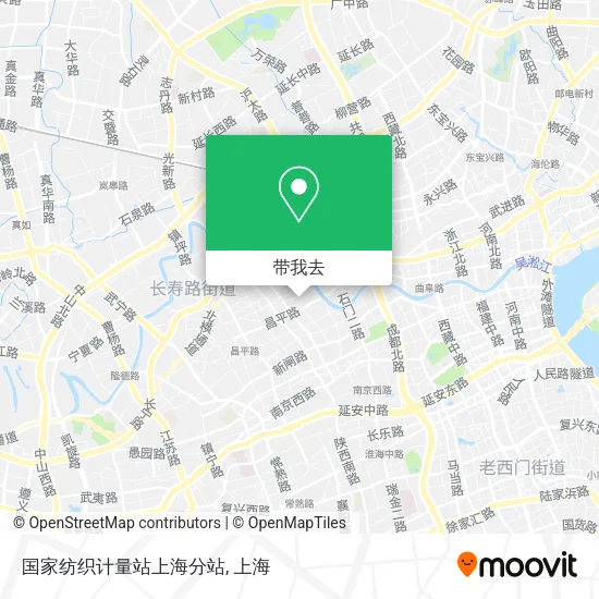 国家纺织计量站上海分站地图