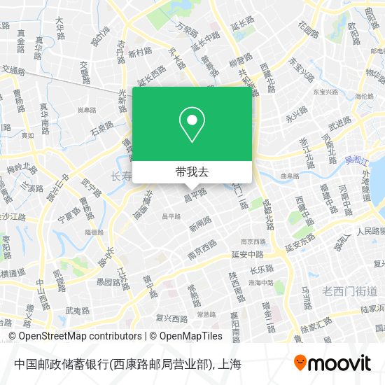 中国邮政储蓄银行(西康路邮局营业部)地图