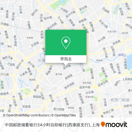 中国邮政储蓄银行24小时自助银行(西康路支行)地图