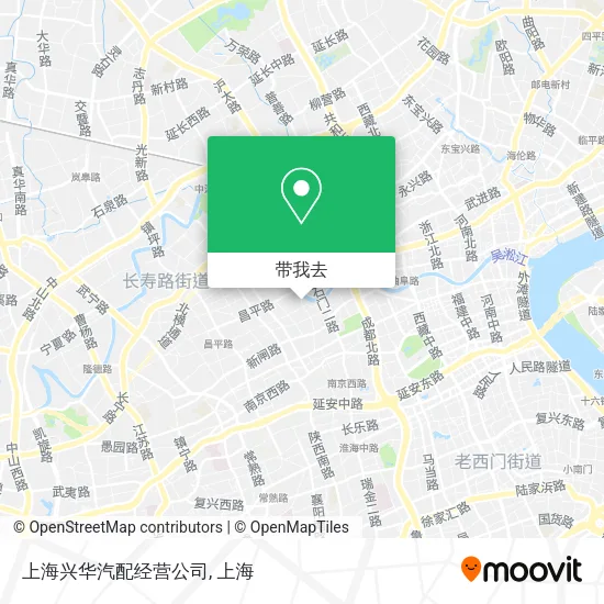 上海兴华汽配经营公司地图
