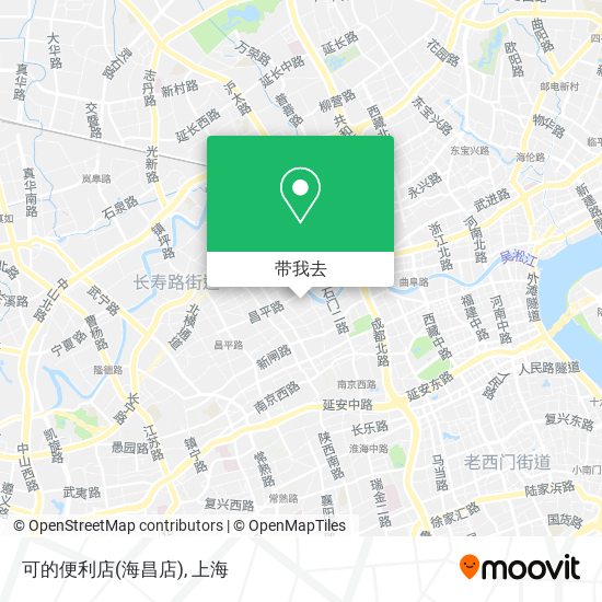 可的便利店(海昌店)地图