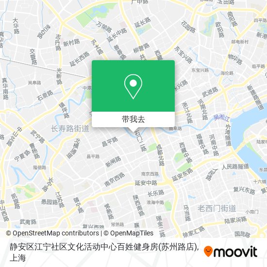 静安区江宁社区文化活动中心百姓健身房(苏州路店)地图