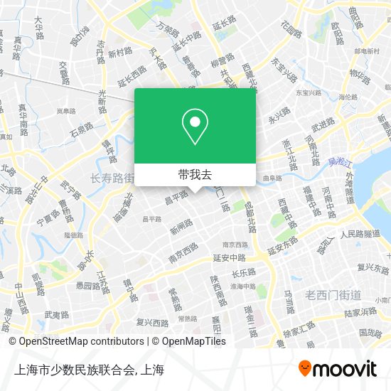 上海市少数民族联合会地图