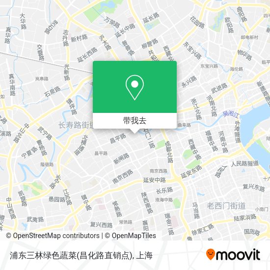浦东三林绿色蔬菜(昌化路直销点)地图