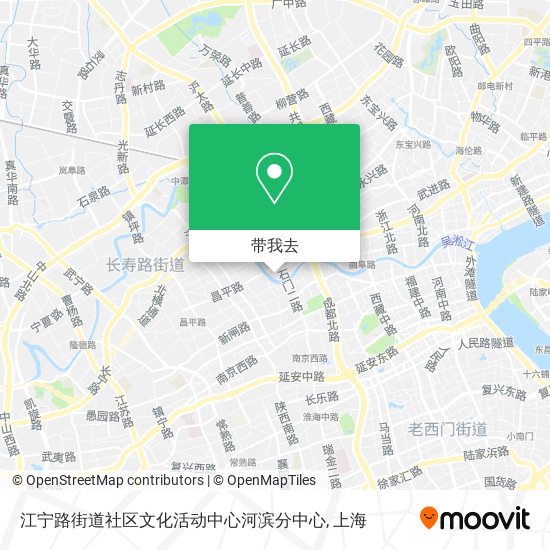 江宁路街道社区文化活动中心河滨分中心地图