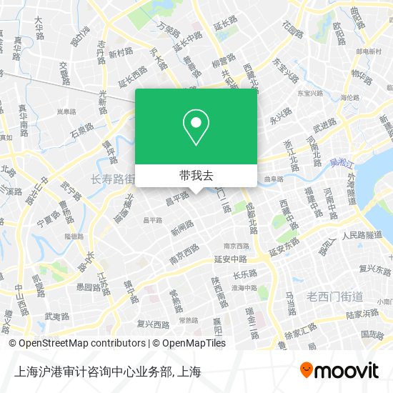 上海沪港审计咨询中心业务部地图