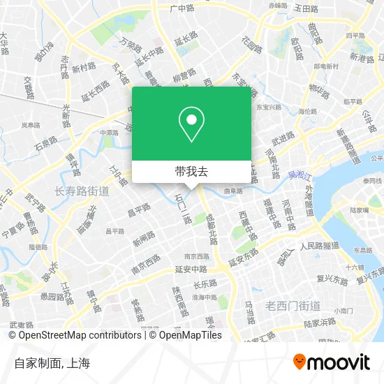自家制面地图
