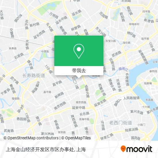 上海金山经济开发区市区办事处地图