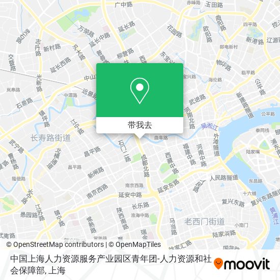 中国上海人力资源服务产业园区青年团-人力资源和社会保障部地图