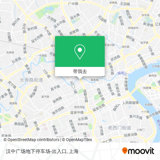 汉中广场地下停车场-出入口地图
