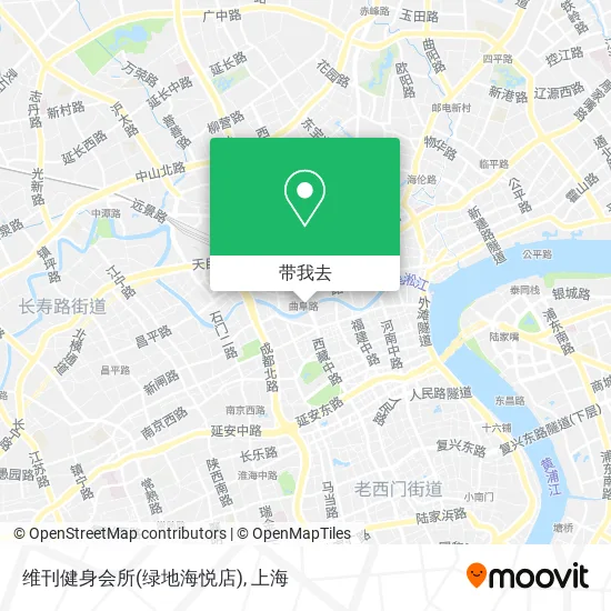 维刊健身会所(绿地海悦店)地图