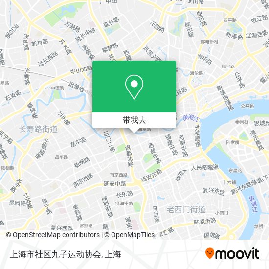 上海市社区九子运动协会地图