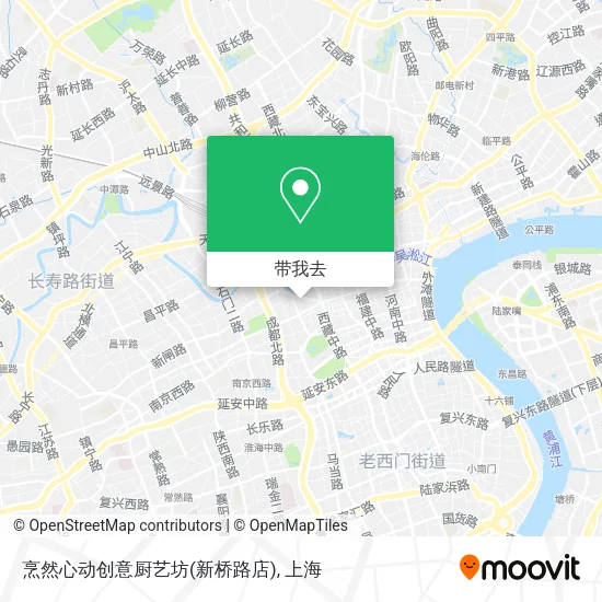 烹然心动创意厨艺坊(新桥路店)地图
