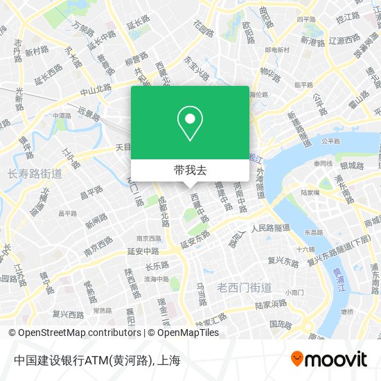 中国建设银行ATM(黄河路)地图