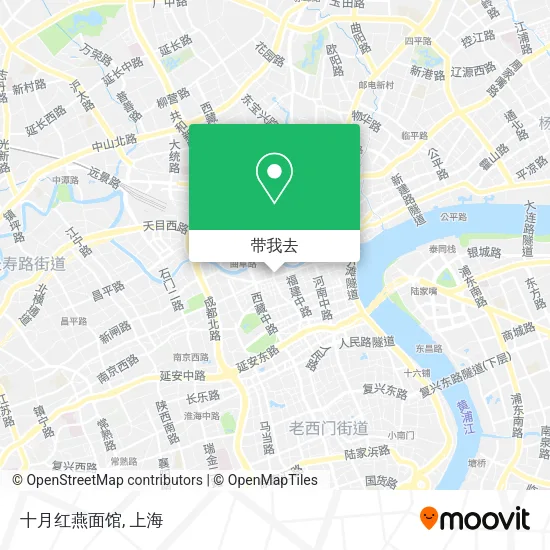 十月红燕面馆地图