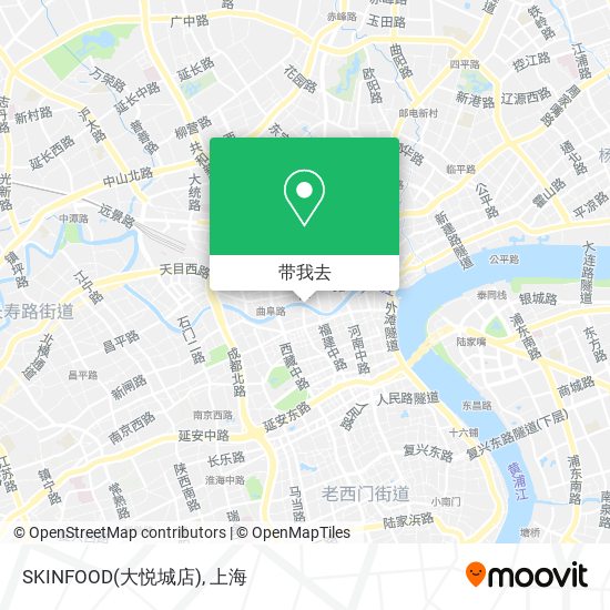 SKINFOOD(大悦城店)地图