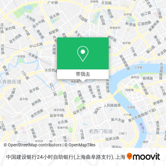 中国建设银行24小时自助银行(上海曲阜路支行)地图