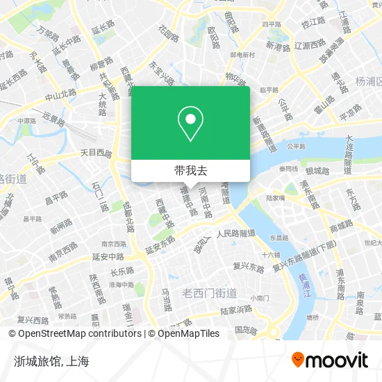 浙城旅馆地图