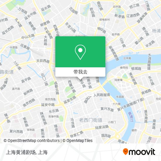 上海黄浦剧场地图