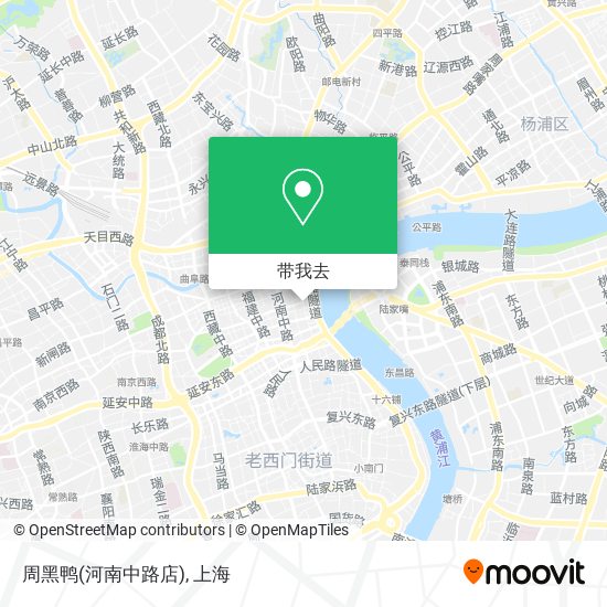 周黑鸭(河南中路店)地图