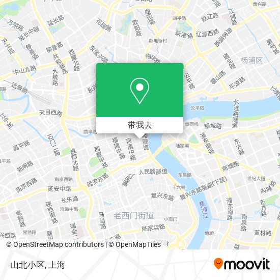 山北小区地图