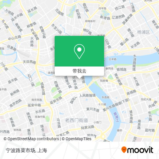 宁波路菜市场地图