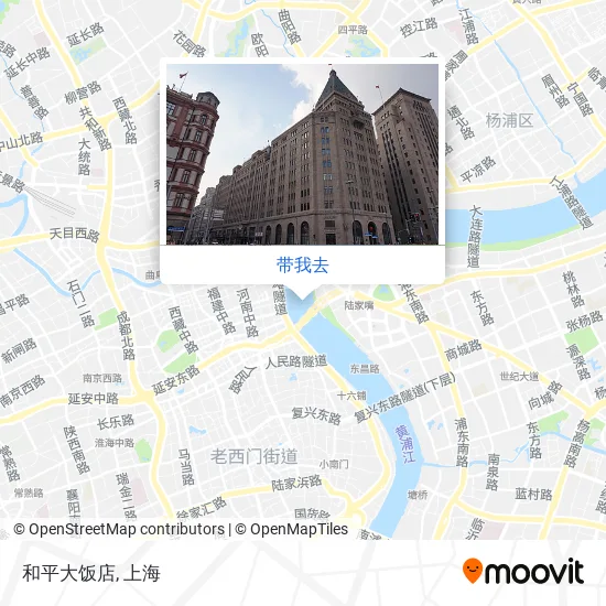 和平大饭店地图
