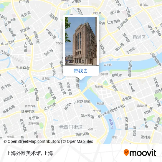 上海外滩美术馆地图