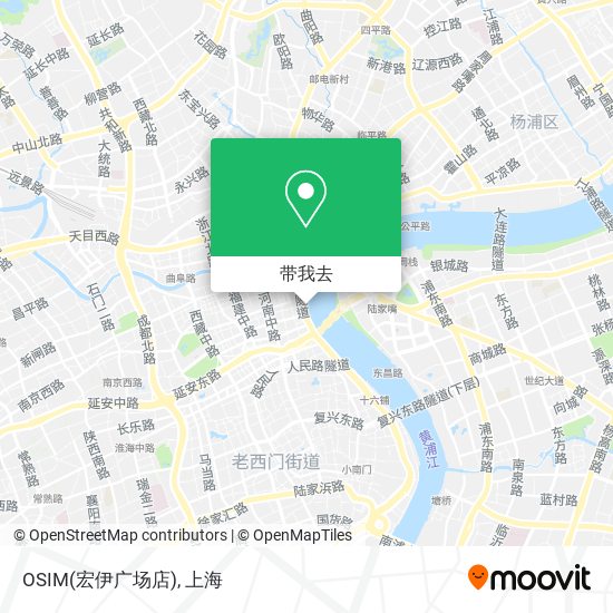 OSIM(宏伊广场店)地图