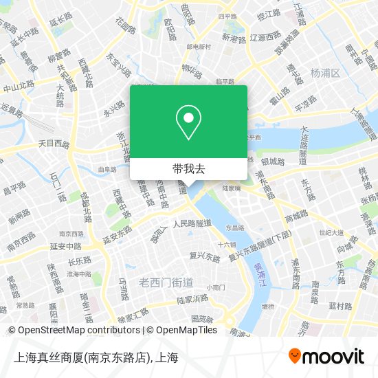 上海真丝商厦(南京东路店)地图