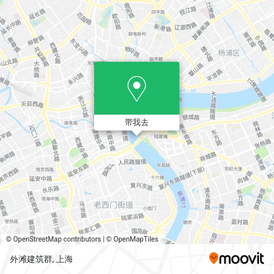 外滩建筑群地图