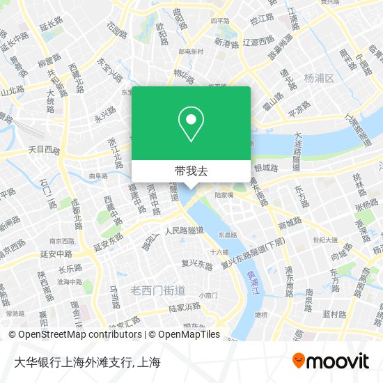 大华银行上海外滩支行地图