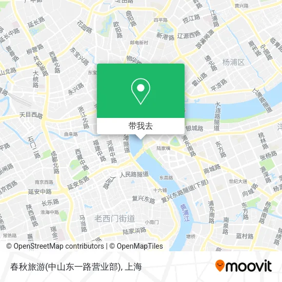 春秋旅游(中山东一路营业部)地图