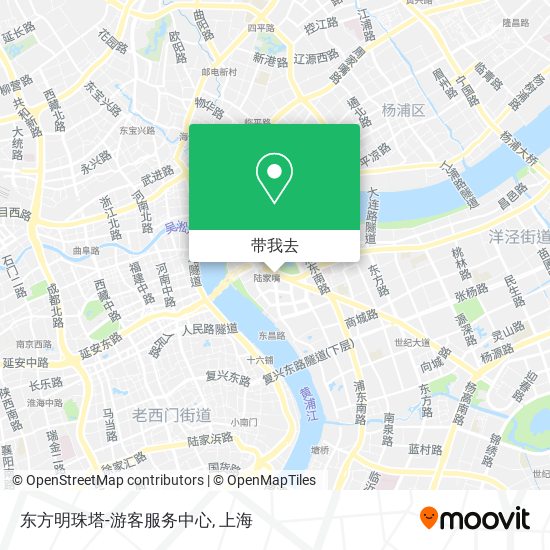 东方明珠塔-游客服务中心地图