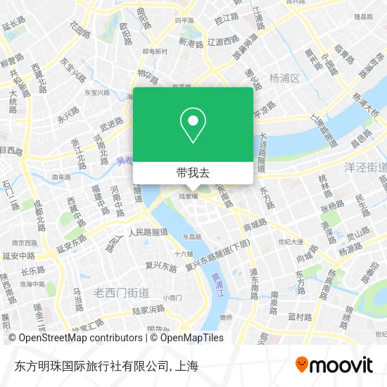 东方明珠国际旅行社有限公司地图