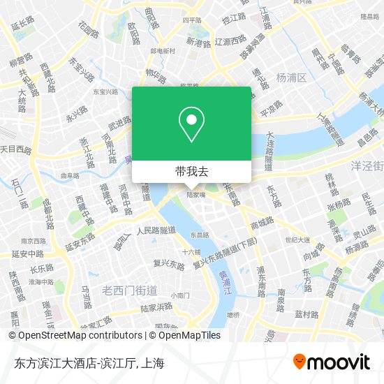 东方滨江大酒店-滨江厅地图