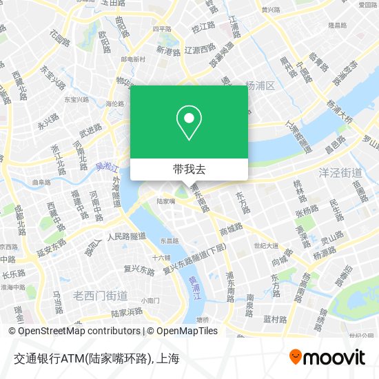 交通银行ATM(陆家嘴环路)地图