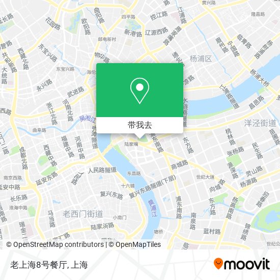 老上海8号餐厅地图