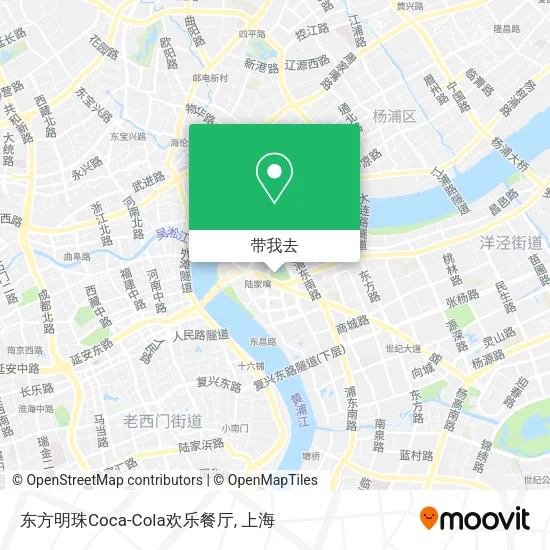 东方明珠Coca-Cola欢乐餐厅地图