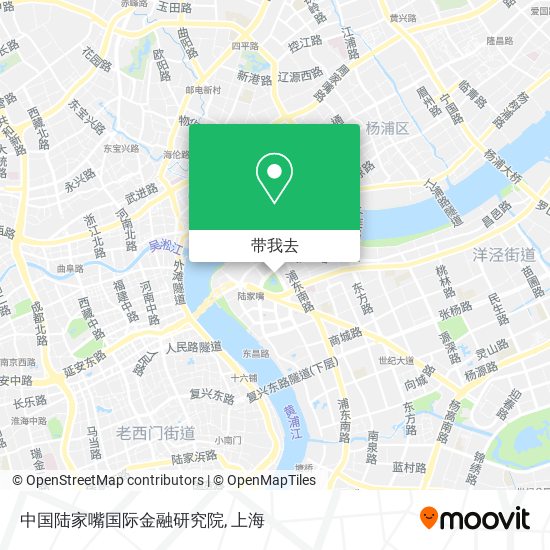 中国陆家嘴国际金融研究院地图