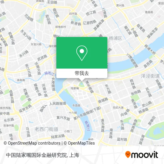 中国陆家嘴国际金融研究院地图