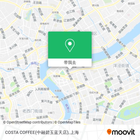 COSTA COFFEE(中融碧玉蓝天店)地图