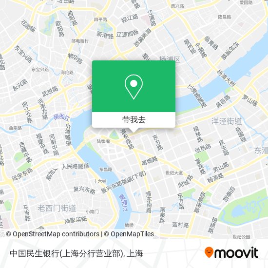 中国民生银行(上海分行营业部)地图