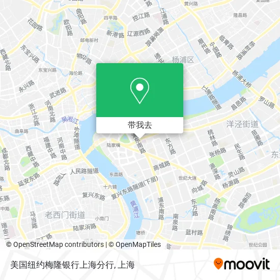 美国纽约梅隆银行上海分行地图