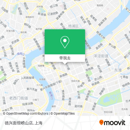 德兴面馆崂山店地图