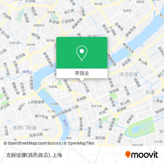 克丽缇娜(昌邑路店)地图