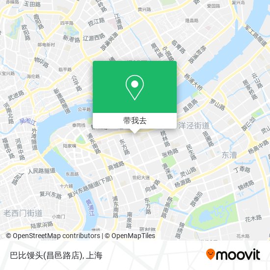 巴比馒头(昌邑路店)地图