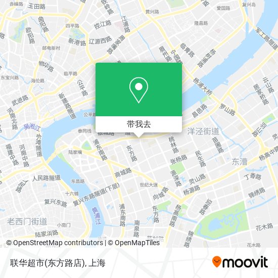 联华超市(东方路店)地图