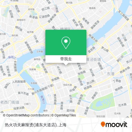 热火功夫麻辣烫(浦东大道店)地图